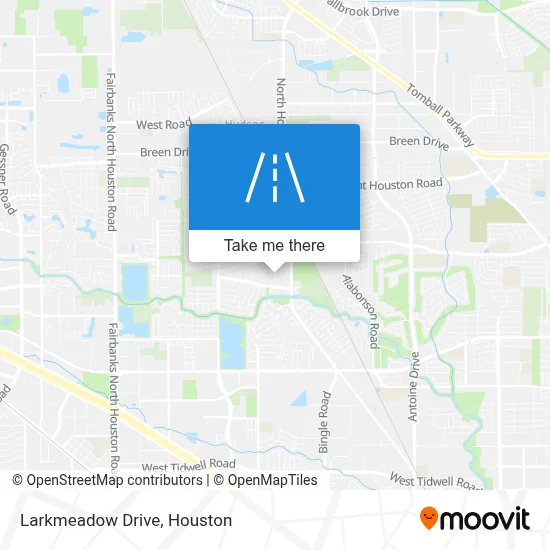 Larkmeadow Drive map