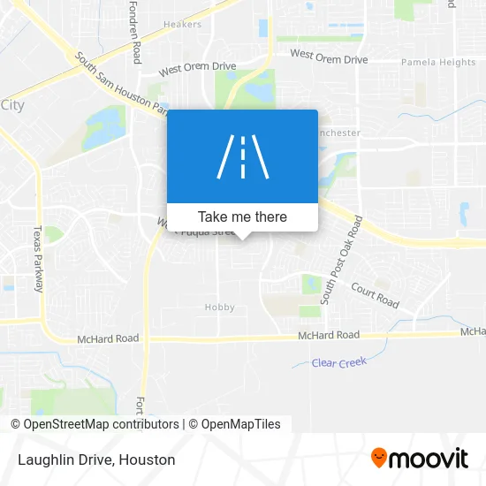 Laughlin Drive map