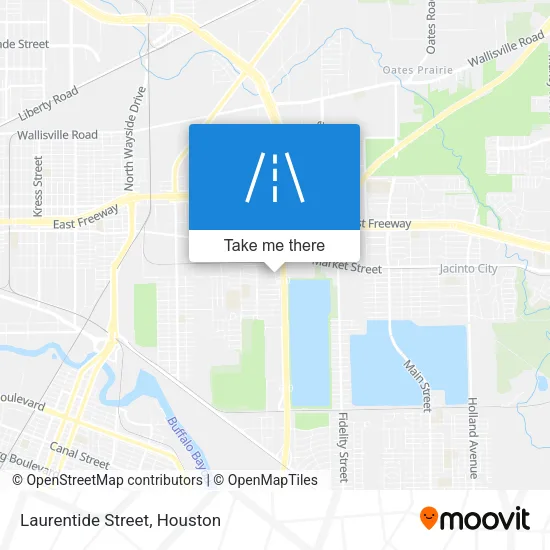 Laurentide Street map