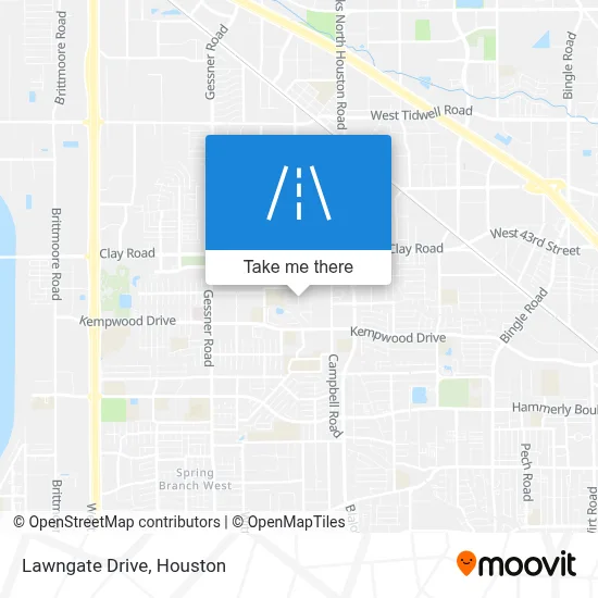 Lawngate Drive map