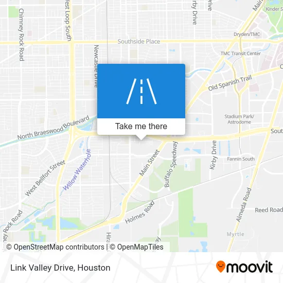 Link Valley Drive map