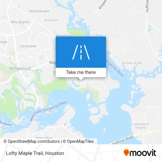 Lofty Maple Trail map