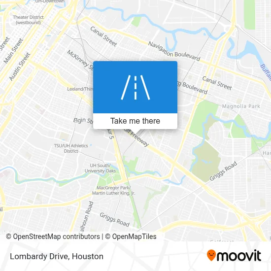 Lombardy Drive map