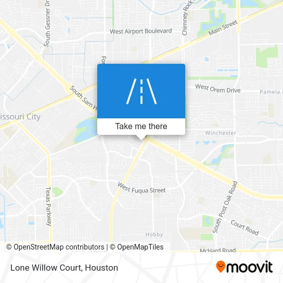 Lone Willow Court map