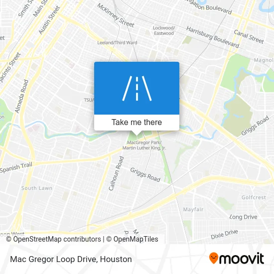 Mac Gregor Loop Drive map