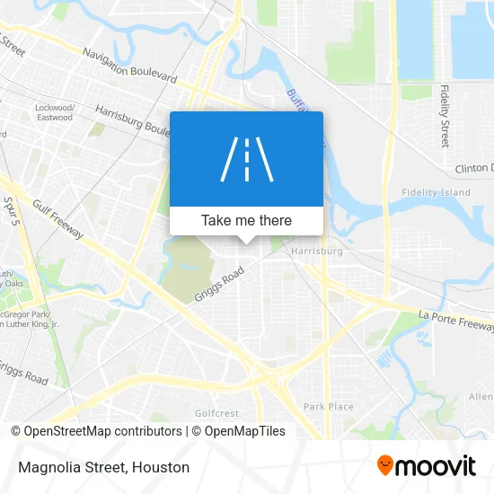 Magnolia Street map