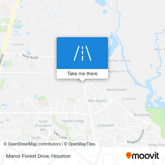 Manor Forest Drive map
