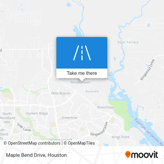 Maple Bend Drive map