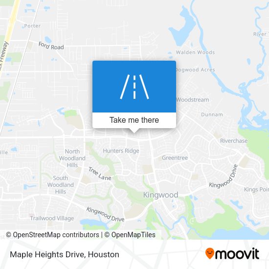 Maple Heights Drive map