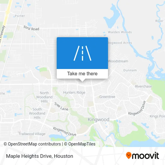 Maple Heights Drive map