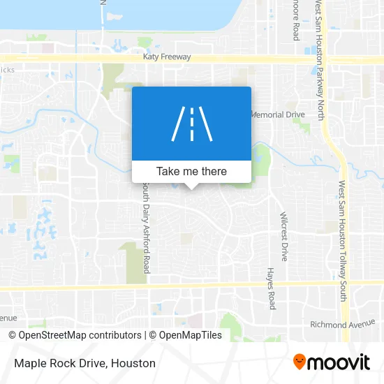 Mapa de Maple Rock Drive