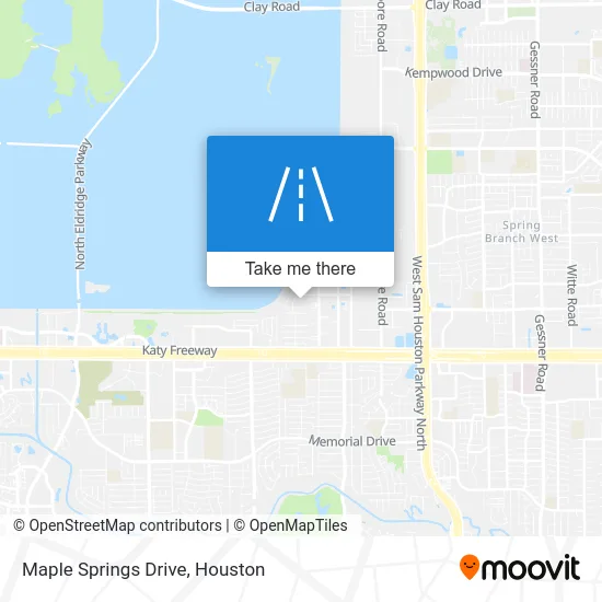 Maple Springs Drive map