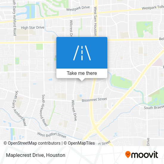 Maplecrest Drive map