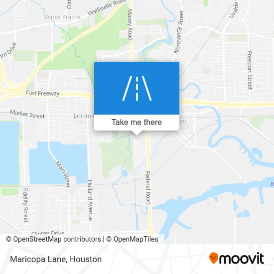 Maricopa Lane map