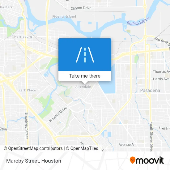 Maroby Street map