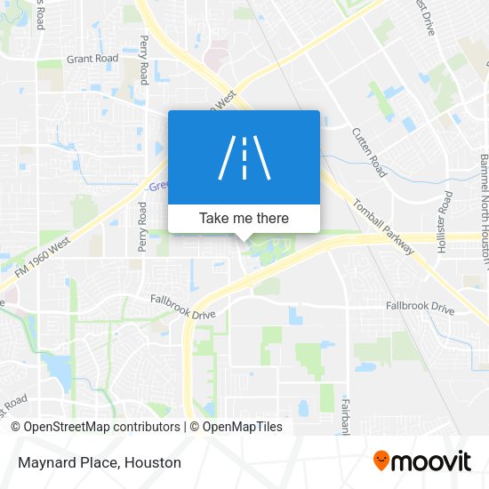 Maynard Place map