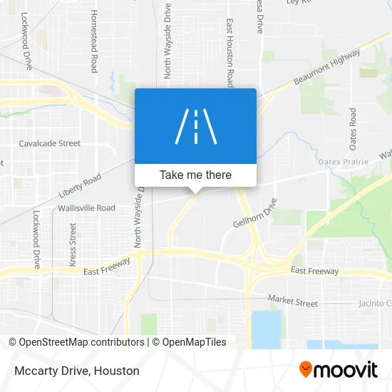 Mccarty Drive map