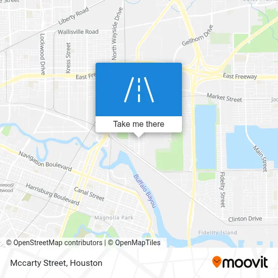 Mccarty Street map