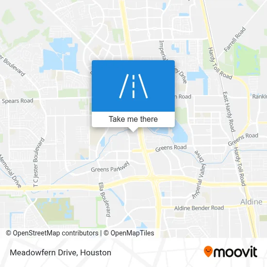 Meadowfern Drive map