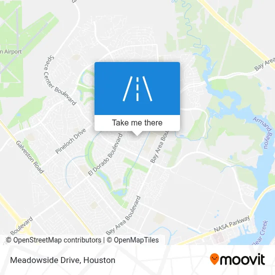 Meadowside Drive map