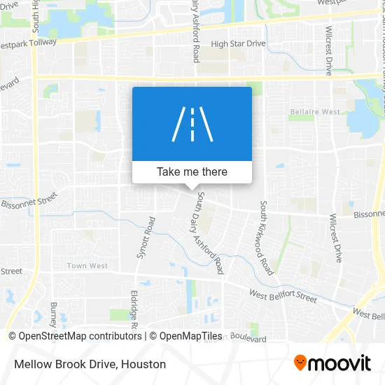 Mellow Brook Drive map