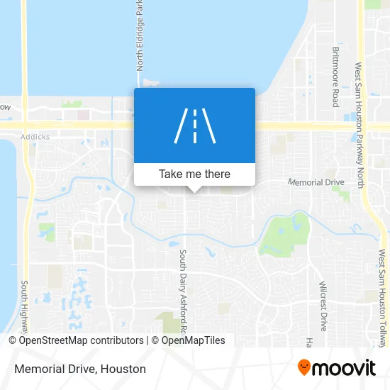 Memorial Drive map
