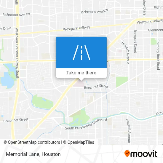 Memorial Lane map