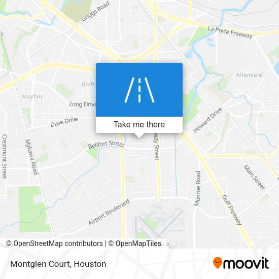 Montglen Court map