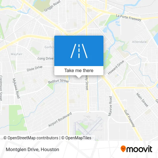 Montglen Drive map