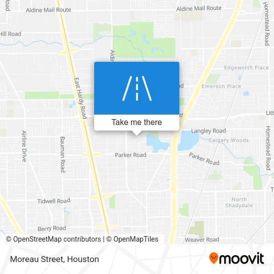 Moreau Street map