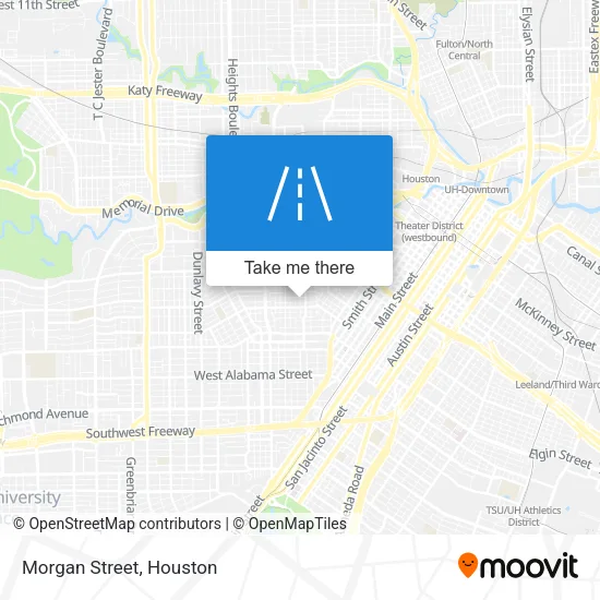 Morgan Street map