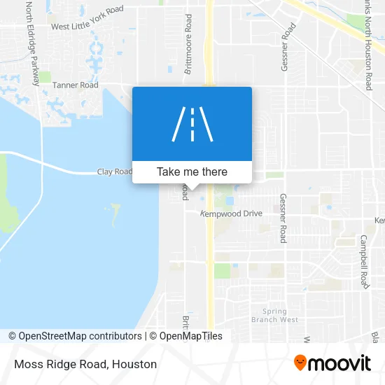 Moss Ridge Road map