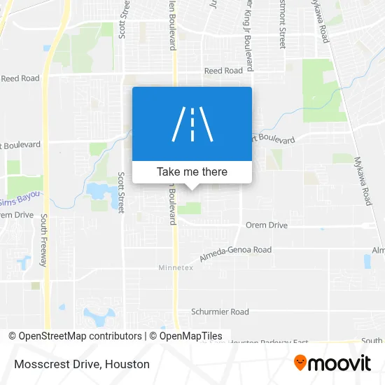 Mosscrest Drive map