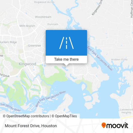 Mount Forest Drive map