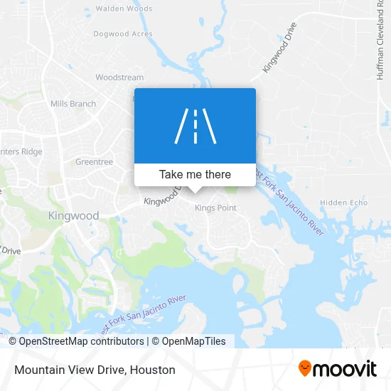 Mountain View Drive map