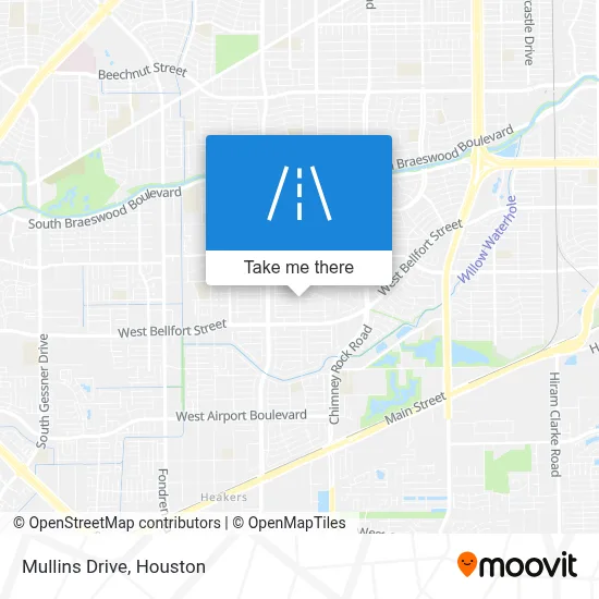 Mullins Drive map