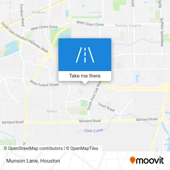 Munson Lane map