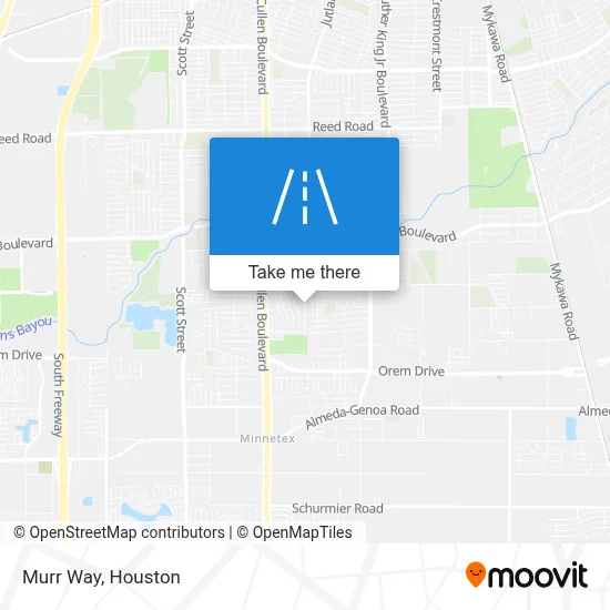 Murr Way map