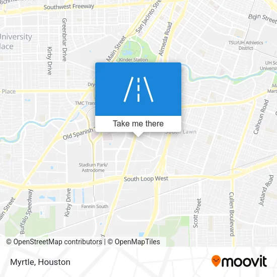 Myrtle map