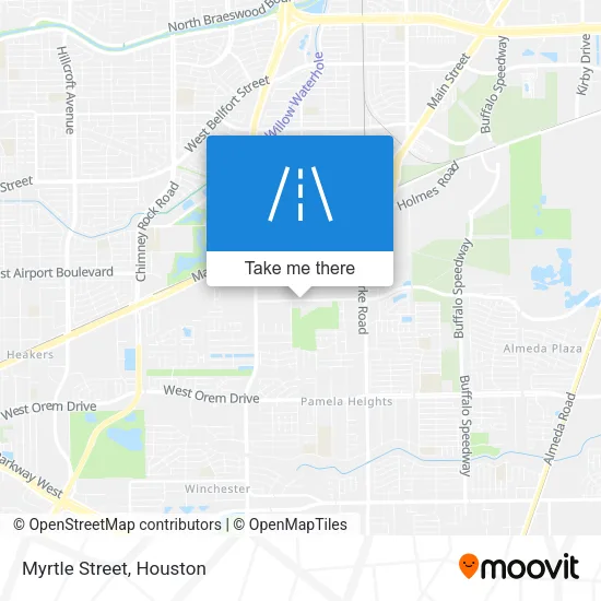 Myrtle Street map