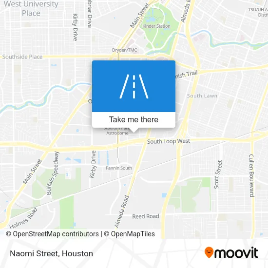 Naomi Street map