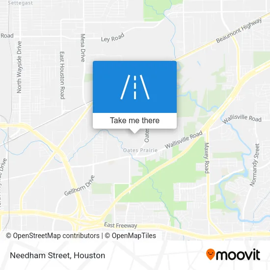 Mapa de Needham Street