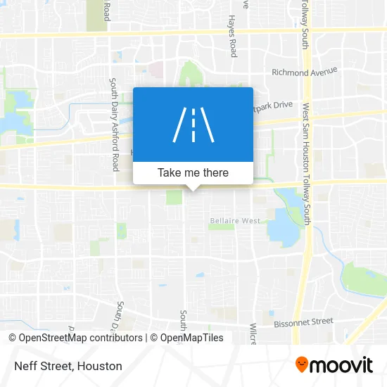 Neff Street map
