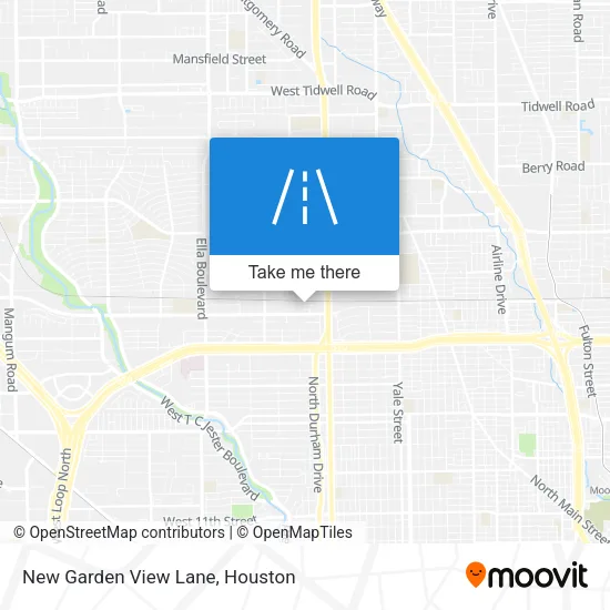 New Garden View Lane map