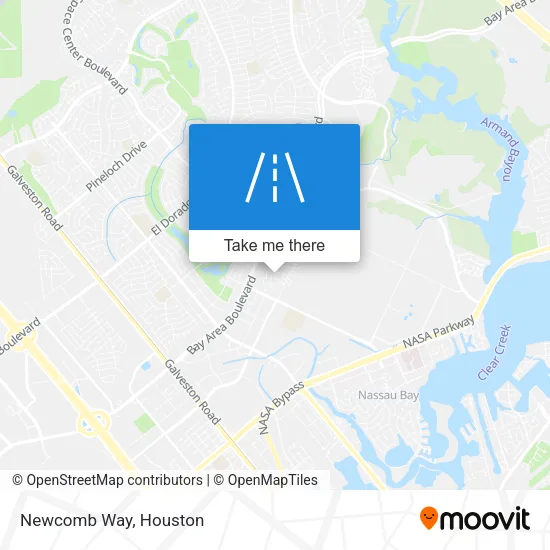 Newcomb Way map