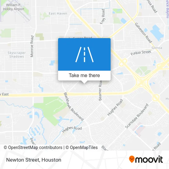 Newton Street map