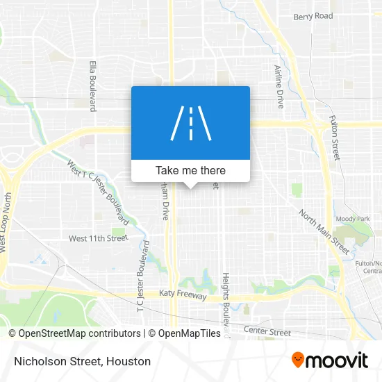 Nicholson Street map