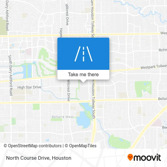 North Course Drive map