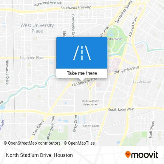 North Stadium Drive map