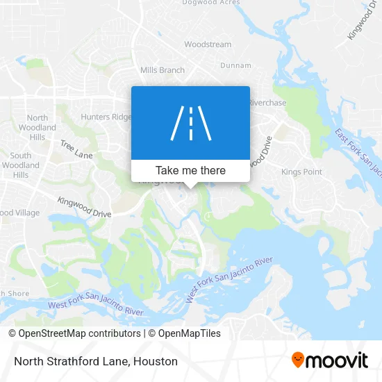 North Strathford Lane map